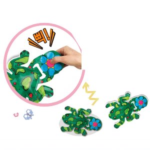 파티행사용품 DIY 색칠 풍선 만들기 삑삑이 개구리 컬러룬 10개 묶음